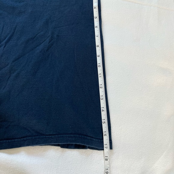 ❌SOLD❌ COLUMBIA navy blue mountains/sunset T-shirt LARGE - Picture 6 of 8